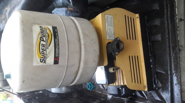 ขาย !! ปั้มน้ำหอยโข่งมิตซู 1แรง220v.รุ่นมีถังออโต้ พร้อมใช้