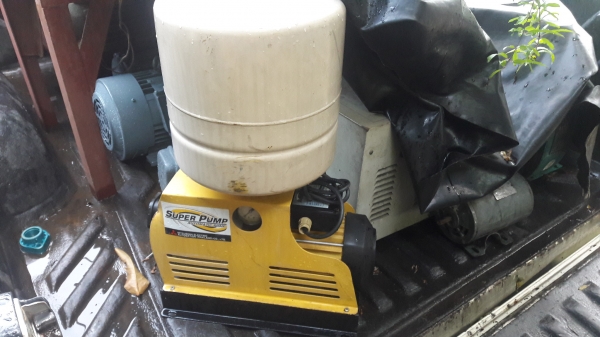 ขาย !! ปั้มน้ำหอยโข่งมิตซู 1แรง220v.รุ่นมีถังออโต้ พร้อมใช้