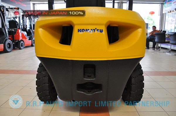 ขายรถโฟล์คลิฟท์มือสอง KOMATSU FD25C-16-731295 ราคา 355,000 บาท นำเข้าจากประเทศญี่ปุ่น 100\% ไม่เคยใช้งานในไทย