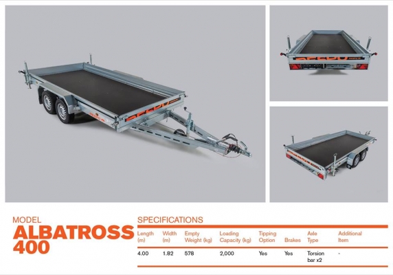 ขายเทรลเล่อร์ RESPOยุโรปแท้ ขนาด 2-7เมตรทะเบียนแท้ ประกัน 2 ปี