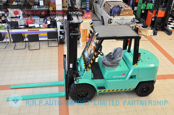 ขายรถโฟล์คลิฟท์มือสอง MITSUBISHI รุ่น FD50T-F28B-50312 ราคา 495,000 บาท นำเข้าจากประเทศญี่ปุ่น 100\%
