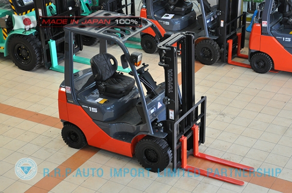 ขายรถโฟล์คลิฟท์มือสอง TOYOTA รุ่น 8FD15-10646 ราคา 335,000 บาท นำเข้าจากประเทศญี่ปุ่น 100\% ไม่เคยใช้งานในไทย