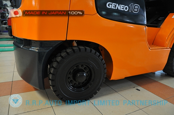 ขายรถโฟล์คลิฟท์มือสอง TOYOTA รุ่น 7FD18-18583 ราคา 295,000 บาท นำเข้าจากประเทศญี่ปุ่น 100\% ไม่เคยใช้งานในไทย