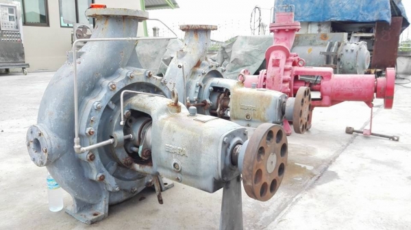 ** SOLD ** ปั้มน้ำหอยโข่งญี่ปุ่น EBARA Made in JAPAN ใบเหล็กใช้กับมอเตอร์ 150 HP เข้า 8"- 6" ของสดลงตู้ไม่เคยใช้ในบ้านเรา