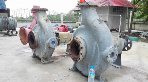 ** SOLD ** ปั้มน้ำหอยโข่งญี่ปุ่น EBARA Made in JAPAN ใบเหล็กใช้กับมอเตอร์ 150 HP เข้า 8"- 6" ของสดลงตู้ไม่เคยใช้ในบ้านเรา