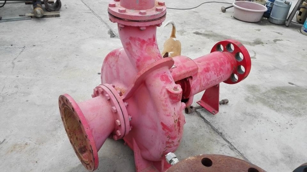 ** SOLD ** ปั้มน้ำหอยโข่งญี่ปุ่น KAWAMOTO Made in JAPAN ใบเหล็กใช้กับมอเตอร์ 250 HP เข้า 8"- 6" ของสดลงตู้ไม่เคยใช้ในบ้านเรา