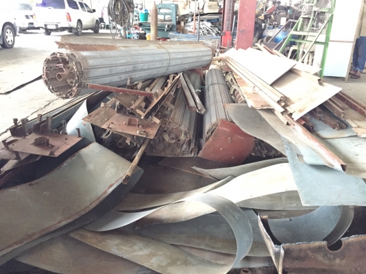 ประตูม้วนเหล็ก ประตูม้วน ครบชุด มียาวกับสั้น 1เมตรกว่า