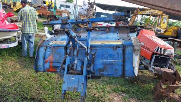 ขาย โรตารี่ ROTARY ตีดินพรวนดิน เก่าญี่ปุน สำหรับติดรถไถนา นั่งขับ ยาว 1.5 เมตร