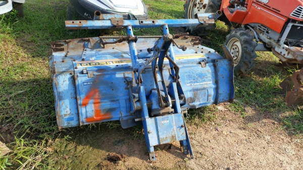 ขาย โรตารี่ ROTARY ตีดินพรวนดิน เก่าญี่ปุน สำหรับติดรถไถนา นั่งขับ ยาว 1.5 เมตร