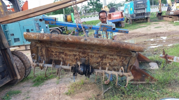 ขาย โรตารี่ ROTARY ตีดินพรวนดิน เก่าญี่ปุน สำหรับติดรถไถนา นั่งขับ ยาว 1.5 เมตร