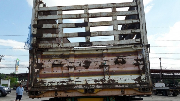 หางพ่วงดัมพ์เกษตร 2 เพลา หางประกอบจากอู่เสรีชัย