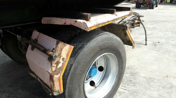 หางพ่วงดัมพ์เกษตร 2 เพลา หางประกอบจากอู่เสรีชัย