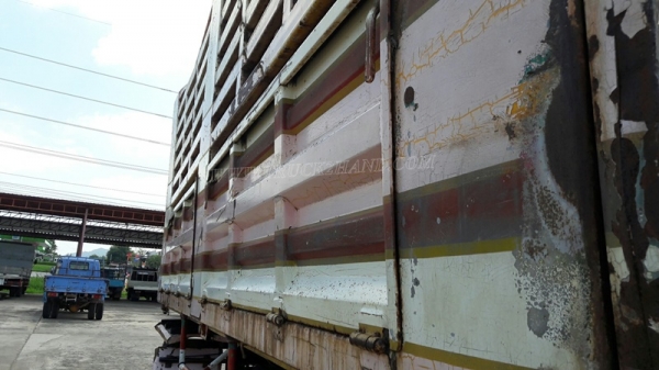 หางพ่วงดัมพ์เกษตร 2 เพลา หางประกอบจากอู่เสรีชัย