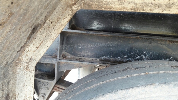 หางพ่วงดัมพ์เกษตร 2 เพลา หางประกอบจากอู่เสรีชัย