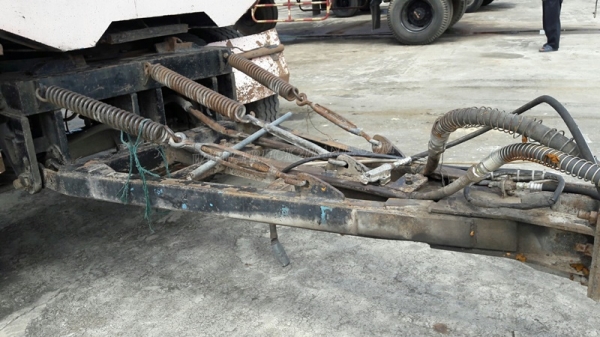 หางพ่วงดัมพ์เกษตร 2 เพลา หางประกอบจากอู่เสรีชัย