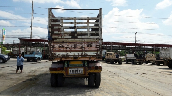 หางพ่วงดัมพ์เกษตร 2 เพลา หางประกอบจากอู่เสรีชัย