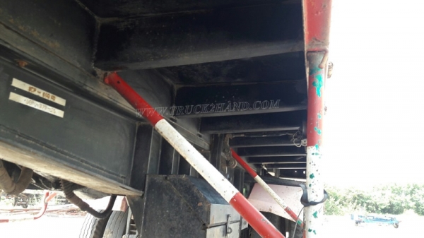 หางพ่วงดัมพ์เกษตร 2 เพลา หางประกอบจากอู่เสรีชัย