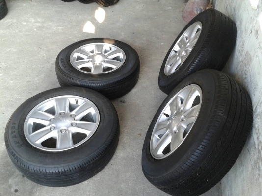 ล้ออีสุ ขอบ16นิ้ว6รู พร้อมยาง ชุดนี้ ราคา 5700 บาท ล้ออีสุ ขอบ16นิ้ว6รู พร้อมยาง ชุดนี้ ราคา 5700 บาท