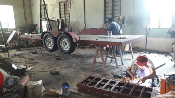 ขายพ่วงลากลากรถเกี่ยวข้าว dc60-95ของใหม่