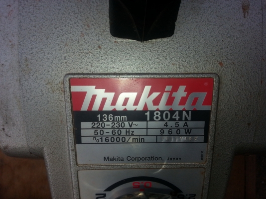 กบไฟฟ้า MAKITA 1804N แท้ กบไฟฟ้า MAKITA 1804N แท้