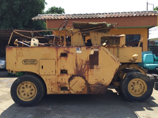 ขายด่วนรถบดล้อยาง7ล้อWATANABE WP15WE เก่าญี่ปุ่น ตรวจเช็คพร้อมใช้ทำสี เอกสารแจ้งจำหน่าย