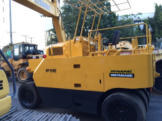 ขายด่วนรถบดล้อยาง7ล้อWATANABE WP15WE เก่าญี่ปุ่น ตรวจเช็คพร้อมใช้ทำสี เอกสารแจ้งจำหน่าย