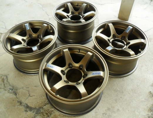 แม็กออฟโรดขอบ15 ลายTE37ก้านยก 6รู139 (4วง8,900)สียอดฮิต