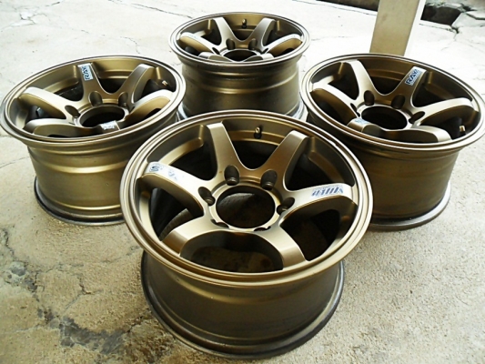 แม็กออฟโรดขอบ15 ลายTE37ก้านยก 6รู139 (4วง8,900)สียอดฮิต