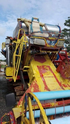 ขายรถเกี่ยวข้าว เกษตรพัฒนา ช้างน้อยจอมพลัง ช่วงล่าง10 เครื่องอีซูซุ175 ปั๊ม22ไดกิ้น ลูเลอร์11ลูก อุ้ม1.5ตัน พร้อมลงทำงาน