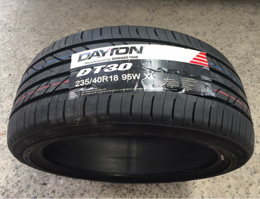 ยางใหม่ DAYTON 225 40 18 กลางปี16 โรงงานเดียวกับ Bridgestone ผลิตประเทศไทย ราคาเร้าใจ