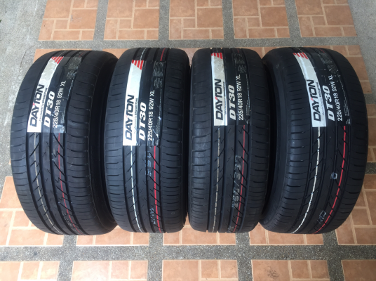 ยางใหม่ DAYTON 225 40 18 กลางปี16 โรงงานเดียวกับ Bridgestone ผลิตประเทศไทย ราคาเร้าใจ