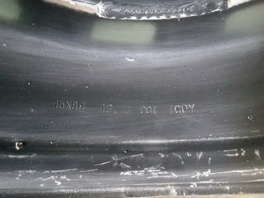 ล้อกะทะลาย Rock 5/114 ขอบ15*8 ET-5 สวยๆ 1ชุด