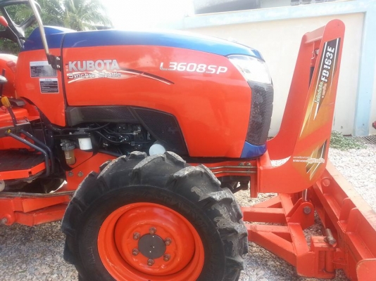 คูโบต้า L3608SP 4 WD ใบมีดดันหน้าช้าง ผานหลังใหม่  สภาพดีมาก