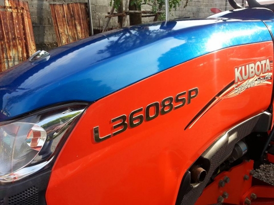 คูโบต้า L3608SP 4 WD ใบมีดดันหน้าช้าง ผานหลังใหม่  สภาพดีมาก