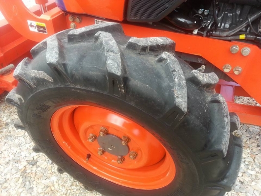 คูโบต้า L3608SP 4 WD ใบมีดดันหน้าช้าง ผานหลังใหม่  สภาพดีมาก