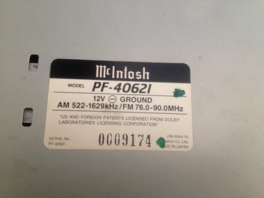 mcintosh cd 6 เเผ่น md พร้อมเเอม 5ชาเเนลเก่าญี่ปุ่นเเท้สภาพสวยใช้งานได้ปกติ