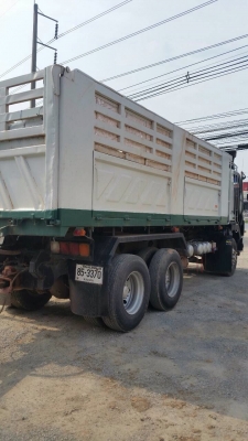 ขายรถพ่วงดัมพ์ ISUZU เครื่อง 360 แรง ปี 52 กระบะดัมพ์สามมิตรแม่ลูก ลูก 3 เพลาแท้ ทะเบียนพร้อม