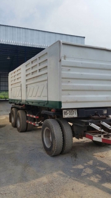 ขายรถพ่วงดัมพ์ ISUZU เครื่อง 360 แรง ปี 52 กระบะดัมพ์สามมิตรแม่ลูก ลูก 3 เพลาแท้ ทะเบียนพร้อม