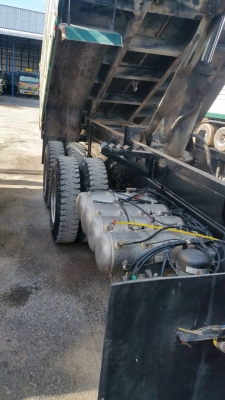 ขายรถดัมพ์ ISUZU เครื่อง 360 แรง ปี 55 กระบะดัมพ์มิเนียม ไมล์ 170,xxx ยางเต็ม ไม่เคยแบกน้ำหนัก เดิมๆไม่มีชน มีระบบลากพ่วง ทะเบียนพร้อม