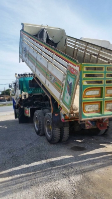 ขายรถดัมพ์ ISUZU เครื่อง 360 แรง ปี 55 กระบะดัมพ์มิเนียม ไมล์ 170,xxx ยางเต็ม ไม่เคยแบกน้ำหนัก เดิมๆไม่มีชน มีระบบลากพ่วง ทะเบียนพร้อม