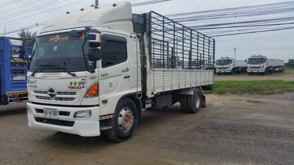ขายรถบรรทุกหกล้อ HINO FC8J เครื่อง 212 แรง ปี 56 ช่วงกระบะยาว 6.50 เมตร ทะเบียนพร้อม