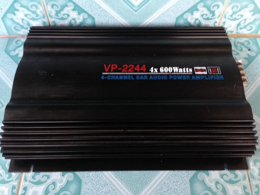 แอมป์คลาสเอบี4ch V-power มือสองใช้งานปกติเสียงดี ขับกลางแหลมอย่างละ6ดอกได้ ขาย 1150 บาท สนใจ0892425454 อยู่สระบุรี