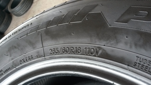 Toyo japan265/60/18ปี13 4เส้น