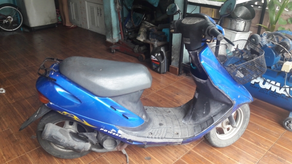 รถป๊อปAF27ตามสภาพเครื่องติดขี่ได้แต่วิ่งไม่ออกต้องไปไรเม็ดเอาเอง