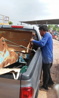 แขนบุ้งกี๋สำหรับรถไถนานั่งขับ / รถตัก ที่นี่ที่เดียว tractor-backhoe จัดให้ครับ อยู่จังหวัดแพร่ก็มาค