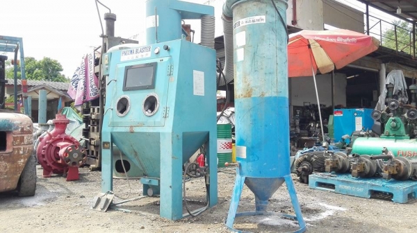 ** SOLD ** ตู้ยิงทรายญี่ปุ่น PNEUMA BLASTER Made in JAPAN ของลงตู้ญี่ปุ่นสดๆสภาพสวยอุปกรณ์ครบ