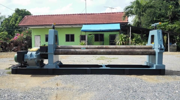 ** SOLD ** เครื่องม้วนเหล็กแผ่นประกอบใหม่ ขนาด 8 ฟุต 240 cm.เพลาตัน ม้วนหนา 12 mm. เต็มแผ่น 9 mm.เอางานมาลองได้ครับ!!