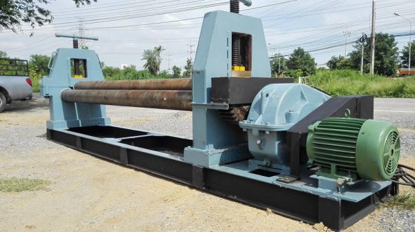 ** SOLD ** เครื่องม้วนเหล็กแผ่นประกอบใหม่ ขนาด 8 ฟุต 240 cm.เพลาตัน ม้วนหนา 12 mm. เต็มแผ่น 9 mm.เอางานมาลองได้ครับ!!