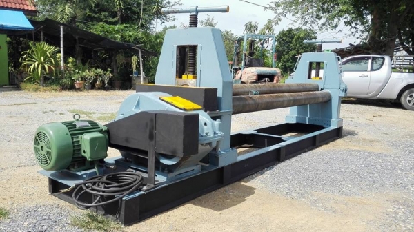 ** SOLD ** เครื่องม้วนเหล็กแผ่นประกอบใหม่ ขนาด 8 ฟุต 240 cm.เพลาตัน ม้วนหนา 12 mm. เต็มแผ่น 9 mm.เอางานมาลองได้ครับ!!