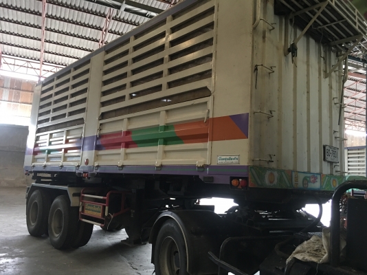 หัวลาก 6 ล้อ HINO FG8JGL 220 แรง ยูโร 3+ กระบะเซมิดั้ม 7 เมตร ใช้งานน้อยมาก 39000 กม. รถปี 52